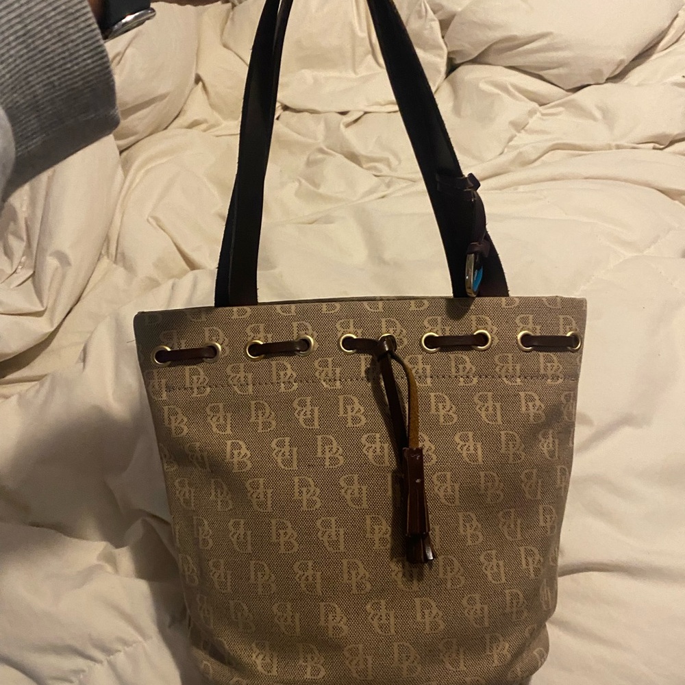 Dooney and Burke vintage bucket bag
